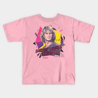 Back Off, Warchild. Seriously. Swayze as Bodhi Quote Kids T-Shirt